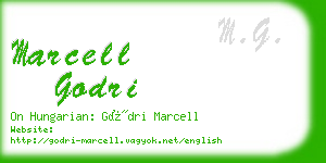 marcell godri business card